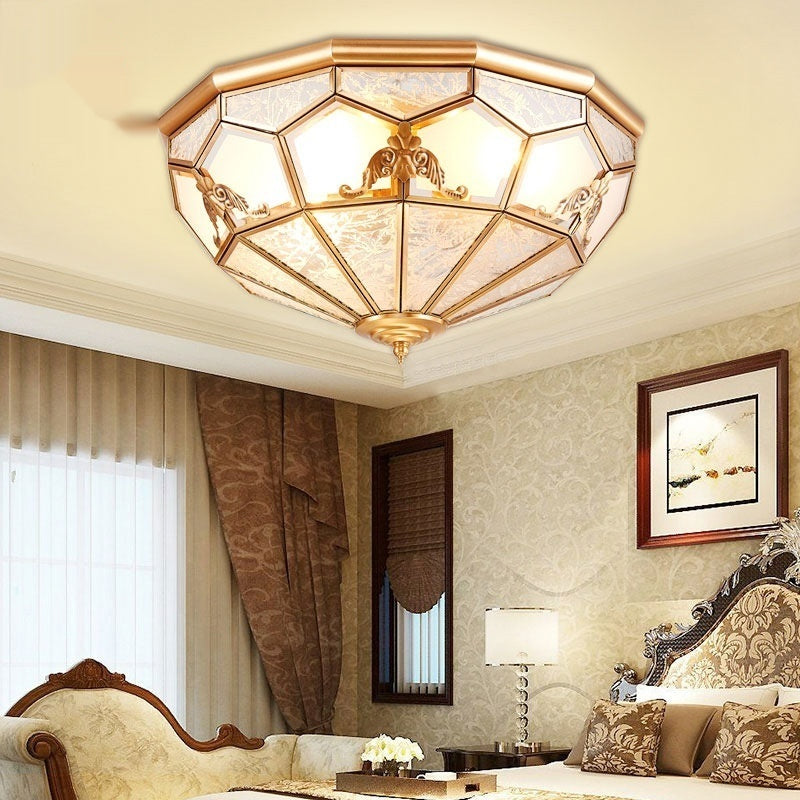 3- or 4-Light Copper Ceiling Light