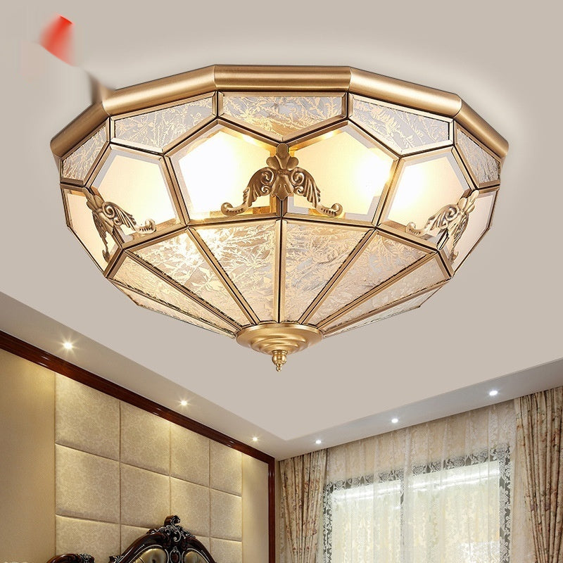 3- or 4-Light Copper Ceiling Light