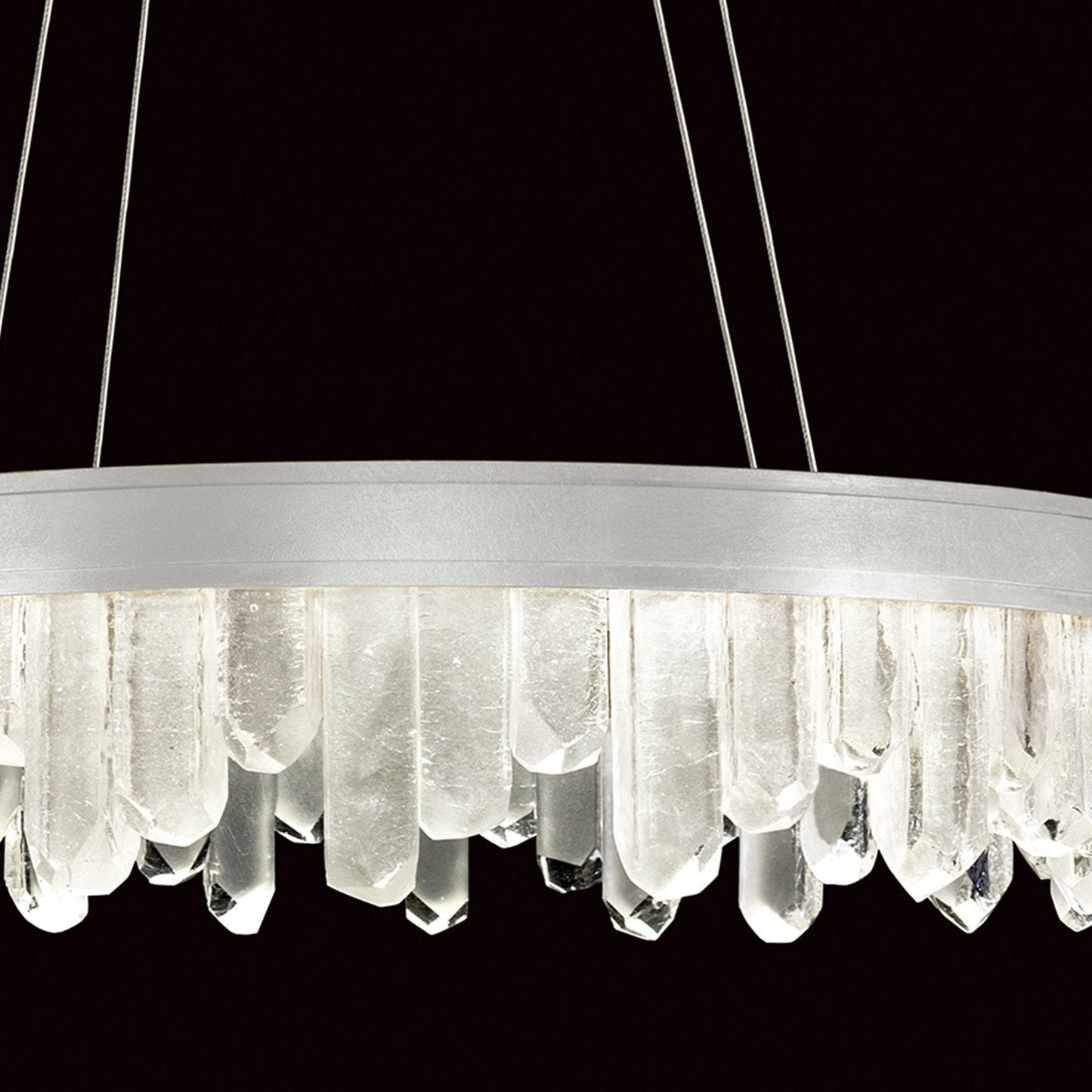 30.5-Inch Reversible LED Glass Pendant Light