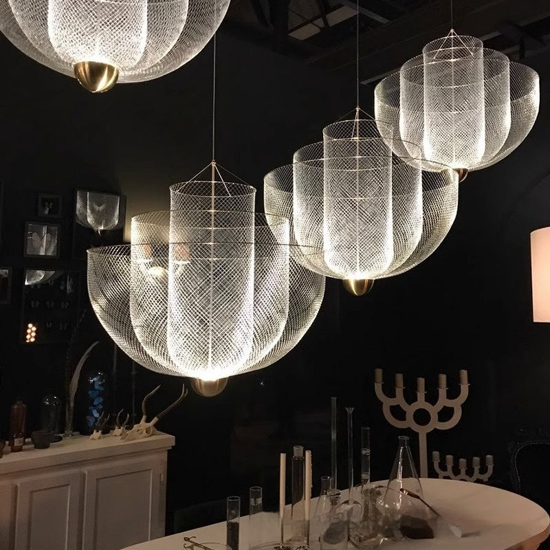 450mm Nordic Alloy Mesh Chandelier / Golden Diameter 450mm