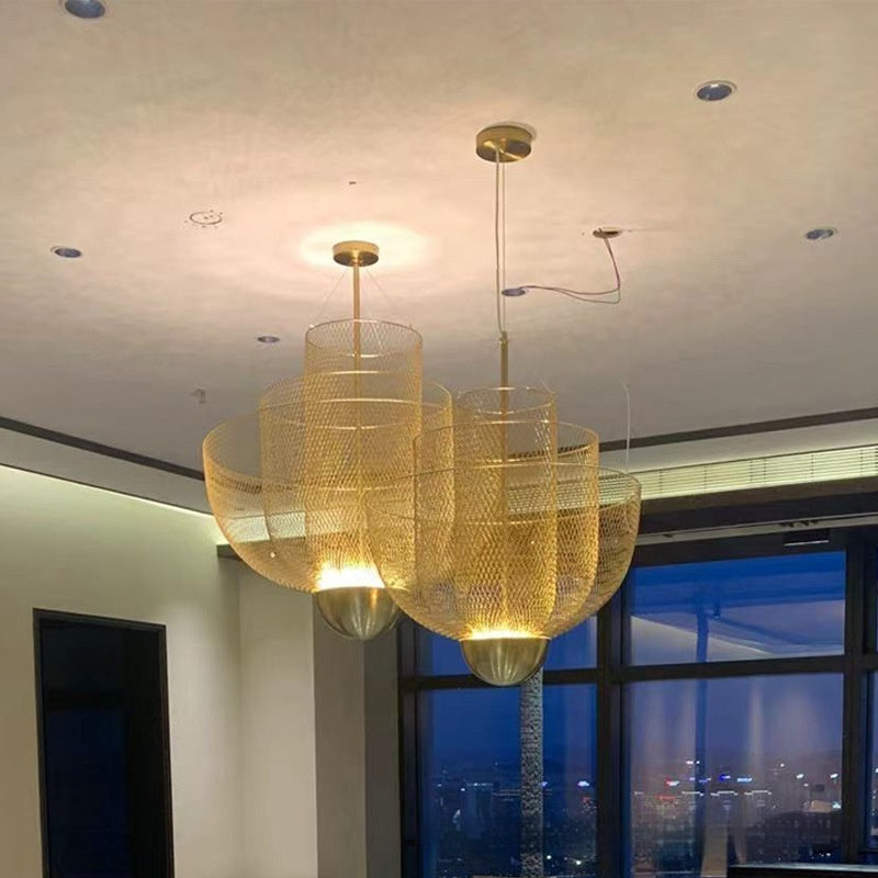 450mm Nordic Alloy Mesh Chandelier