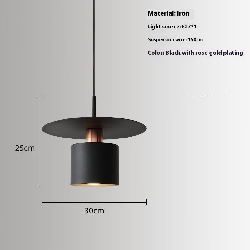 Minimalist 20–35cm Pendant Light / Warm Light / White 30cm